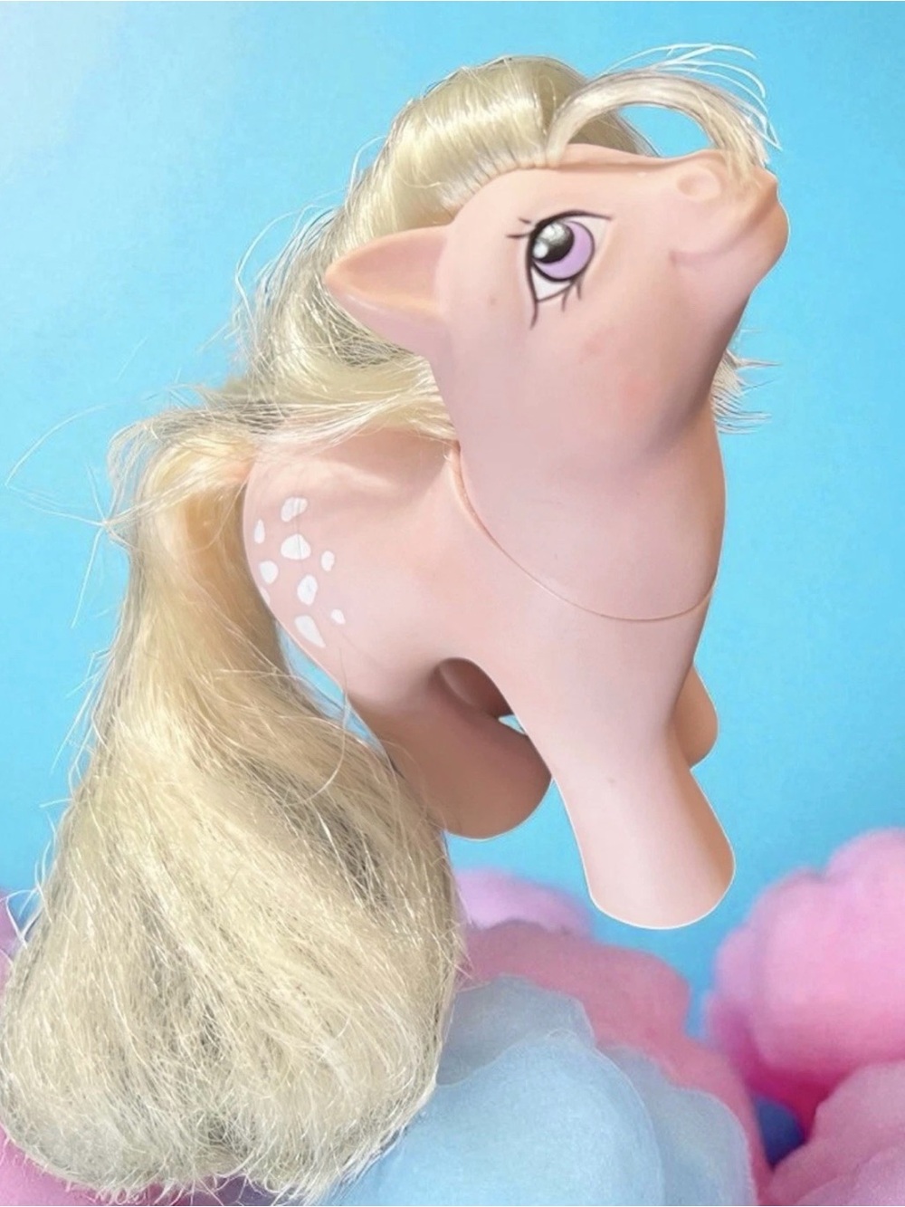 Vintage My Little Pony Baby Cotton Candy G1 1984 (CT)